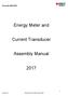 Energy Meter and. Current Transducer. Assembly Manual