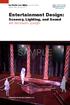 SAMPLE. Entertainment Design: Scenery, Lighting, and Sound. with Vectorworks Spotlight. by Kevin Lee Allen second edition written with version 2013