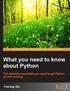 What You Need to Know about Python
