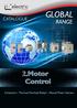 low voltage GLOBAL CATALOGUE RANGE Motor Control Contactors - Thermal Overload Relay s - Manual Motor Starters