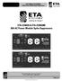 ETA-ECM20 & ETA-ECM20M 20A AC Power Module Spike Suppressors