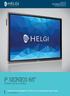 P SERIES 65 INTERACTIVE FLAT PANELS. Interactive Touch Display 65, 4K UHD, up to 20 simultaneous finger inputs. HIFP+65UIR20AAG-ST