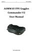 AOMWAY FPV Goggles Commander V2 User Manual