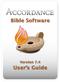 Bible Software. Version 7.4. User s Guide