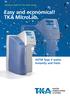 Easy and economical! TKA MicroLab.