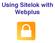 Using Sitelok with Webplus