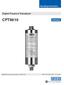 Operating Instructions. Digital Pressure Transducer CPT6010