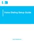 Voice Dialing Setup Guide