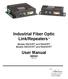 Industrial Fiber Optic Link/Repeaters