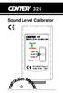 Sound Level Calibrator