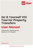 Do It Yourself VOI Tool for Property Transfers User Manual