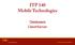 ITP 140 Mobile Technologies. Databases Client/Server