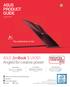 ASUS PRODUCT GUIDE. The celebration of red. National Day August Available at all ASUS Brand Stores and Authorised Retailers. asus.