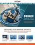 CONNEX DESIGNED FOR MARINE SPORTS ACTION CAM. 1080p waterproof action cam with live underwater view