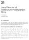 Lens Films and Refl ective Polarization Films