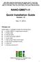 NANO-QM871-i1. Quick Installation Guide