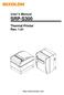 User s Manual SRP-S300 Thermal Printer Rev. 1.01