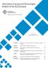 Information Sciences and Technologies Bulletin of the ACM Slovakia