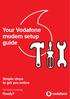 Your Vodafone modem setup guide
