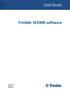 USER GUIDE. Trimble SCS900 software