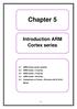 Chapter 5. Introduction ARM Cortex series
