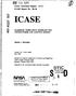 ICASE S ELECTE DTIC OTIC. FILE COPY NASA Contractor Report ICASE Report No OCT