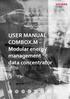 USER MANUAL COMBOX.M - Modular energy management data concentrator