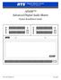 ADAM Advanced Digital Audio Matrix. System Installation Guide