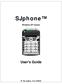 SJphone. Windows XP version. User's Guide