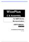WicePlus. C & Assembly USER S MANUAL. For EM78 Series Microcontrollers ELAN MICROELECTRONICS CORP. Doc. Version 2.9