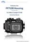 Fantasea Line. FP7100 Housing. (Cat. No. 1119) For Nikon Coolpix P7100. Instruction Manual. Fantasea FP7100 Housing Instruction Manual