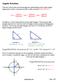This unit is built upon your knowledge and understanding of the right triangle trigonometric ratios. A memory aid that is often used was SOHCAHTOA.