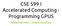 CSE 599 I Accelerated Computing - Programming GPUS. Advanced Host / Device Interface