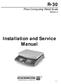 R-30 Price Computing Retail Scale. Version 2. Installation and Service Manual