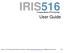 IRIS516. User Guide. Compact Marine PTZ Controller
