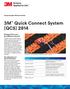 3M Quick Connect System (QCS) 2814