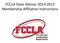 FCCLA State Adviser Membership Affiliation Instructions