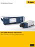 OFV-5000 Modular Vibrometer. OFV-5000 Modular Vibrometer Non-Contact Vibration Measurement Product Brochure