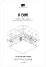 PDM INSTRUCTIONS INSTALLATION PDM1 / PDM2 / PDM3 INDOOR MARINE PROJECTOR LIFT ISSUE 009