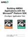 Building AMD64 Applications with the Microsoft Platform SDK. Developer Application Note