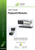 FlatpackS Modules. User's Guide. Rectifiers and Supervision. FlatpackS DC Power Supply Systems. Anatel Homolgation Numbers