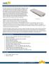 USB-16COMi-M 16-Port RS-422/485 USB Serial Adapter User Manual. Features and Specifications. Power Supply