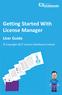 Getting Started With License Manager User Guide