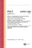 ITU-T G.870/Y.1352 (11/2016) Terms and definitions for optical transport networks