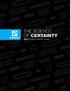 THE SCIENCE OF CERTAINTY 2017 Product Selection Guide