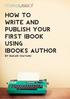 How To Write and Publish Your First ibook Using ibooks Author