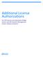 Additional License Authorizations. For HPE Service and Operations Bridge Center and HPE Systems Management Center software products