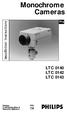 Monochrome Cameras LTC 0140 LTC 0142 LTC Eng. Philips Communication & Security Systems