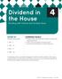 Dividend in the House