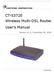 CT-5372E Wireless Multi-DSL Router User s Manual